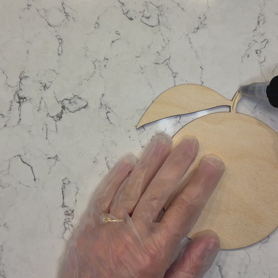 Video of person making a mosaic coaster from start to finish